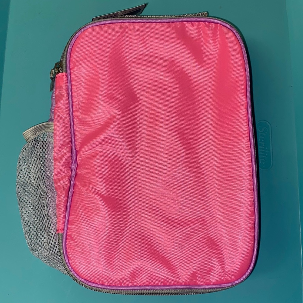Kids Insulated Lunch Box NWT Pink Purple - Picture 1 of 9